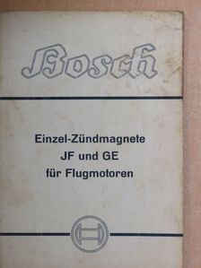 Einzel-Zündmagnete JF und GE für Flugmotoren [antikvár]
