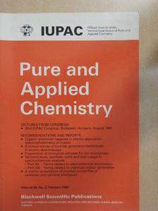 A. J. Bard - Pure and Applied Chemistry - February 1992 [antikvár]