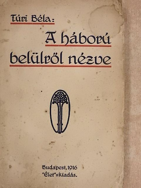 Túri Béla - A háború belülről nézve [antikvár]
