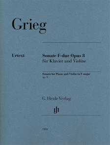 GRIEG - SONATE F-DUR OP.8 FÜR KLAVIER UND VIOLINE