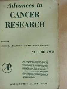 G. M. Badger - Advances in Cancer Research 2. [antikvár]