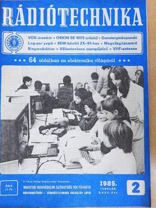 Harmat Lajos - Rádiótechnika 1985. február [antikvár]