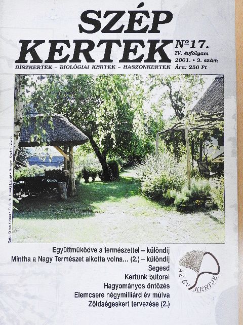 Dr. Czinki László - Szép Kertek 2001/3. [antikvár]