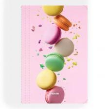 Macaron mintás gumis mappa - A4