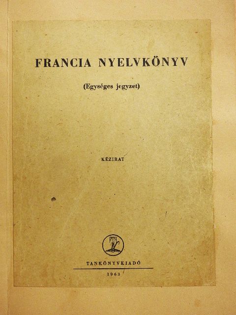 Dr. Barczán Endre - Francia nyelvkönyv [antikvár]