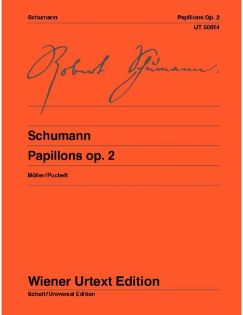 Schumann, Robert - PAPILLONS OP.2 FÜR KLAVIER (MÜLLER/PUCHELT) WIENER URTEXT EDITION