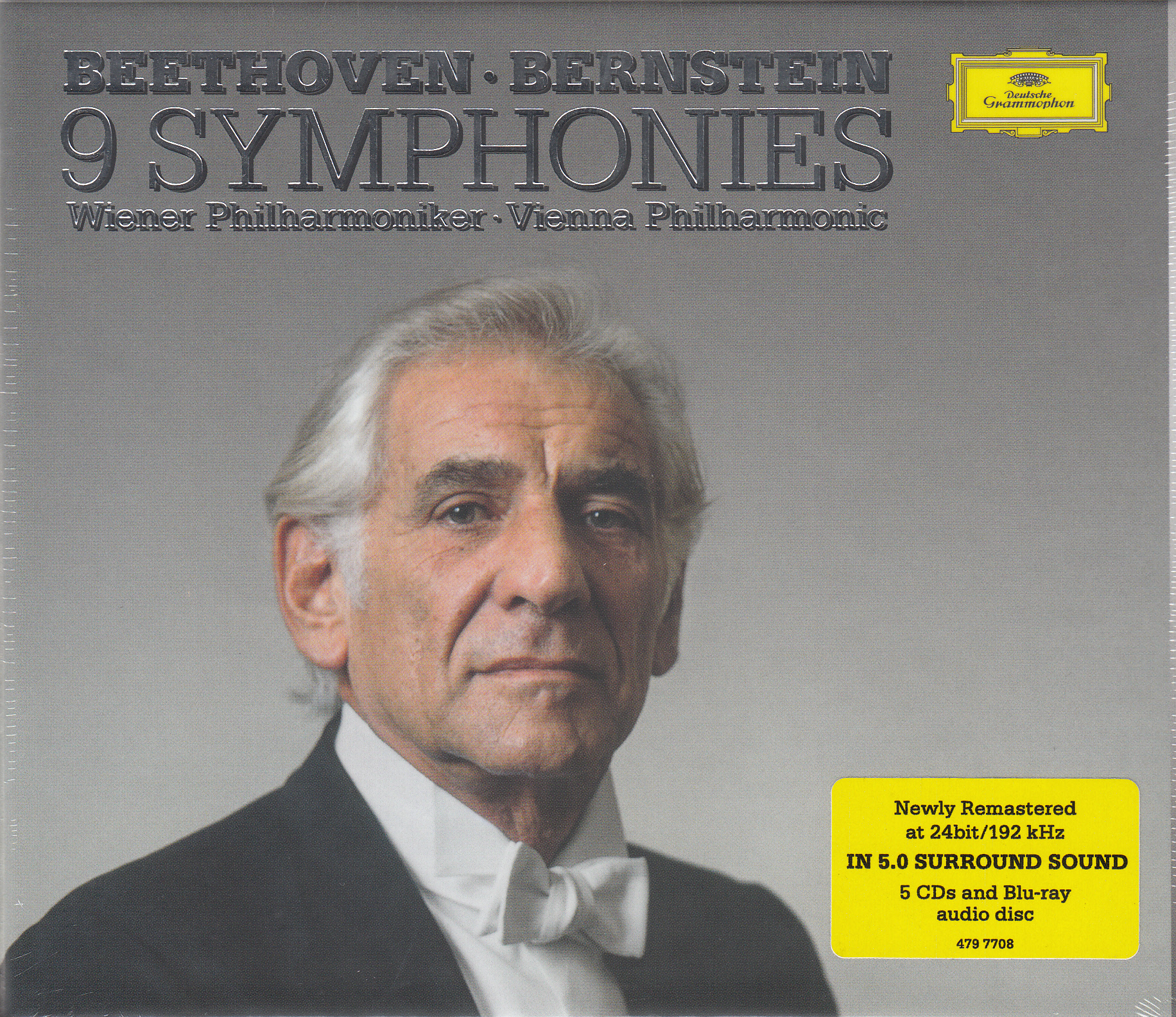 BEETHOVEN - 9 SYMPHONIES 5CD+BLU-RAY LEONARD BERNSTEIN