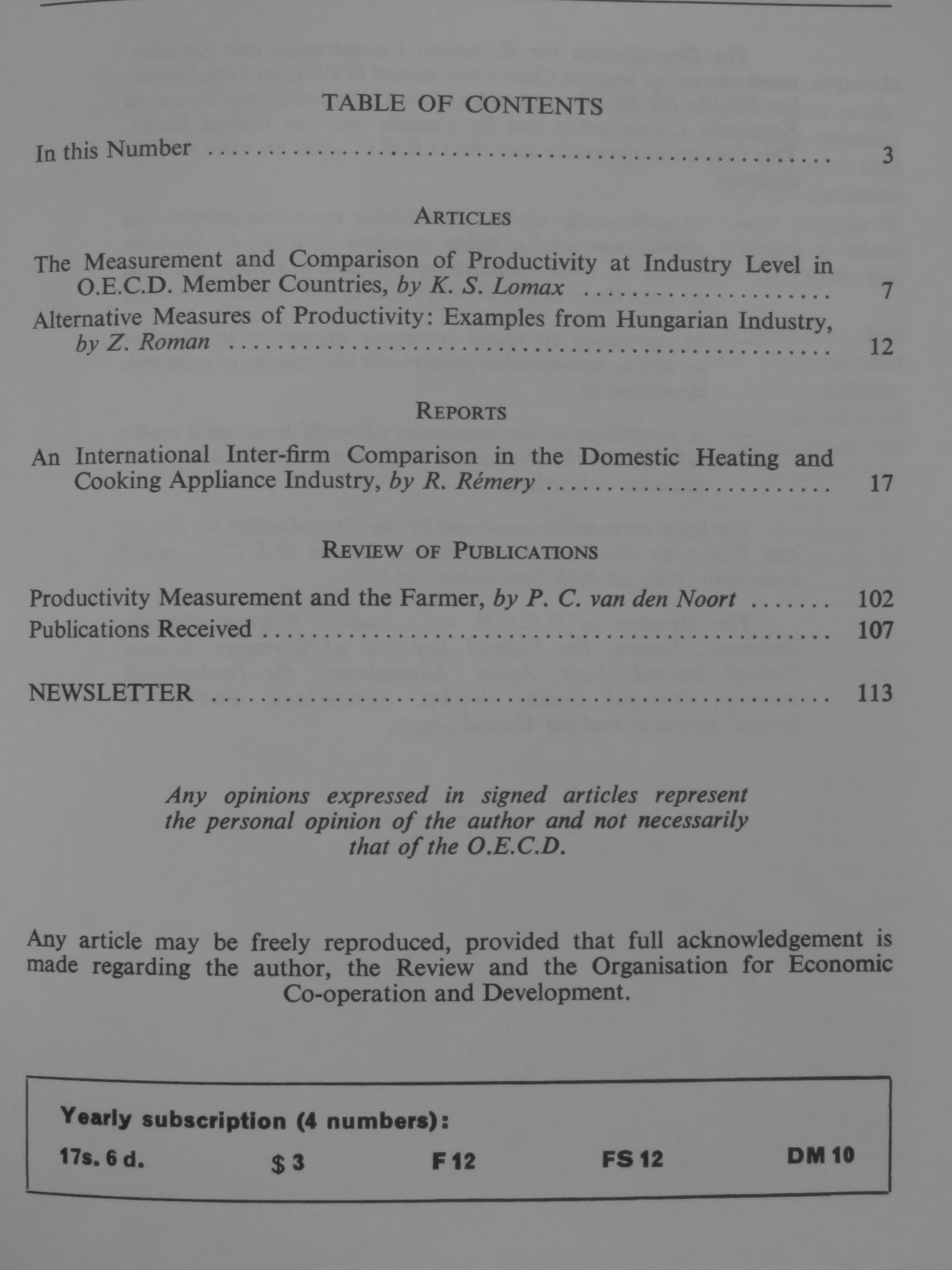 K. S. Lomax - Productivity Measurement Review 43. [antikvár]