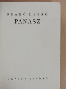Szabó Dezső - Panasz [antikvár]