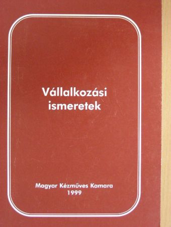 Böröczné Gősi Zsuzsanna - Vállalkozási ismeretek [antikvár]