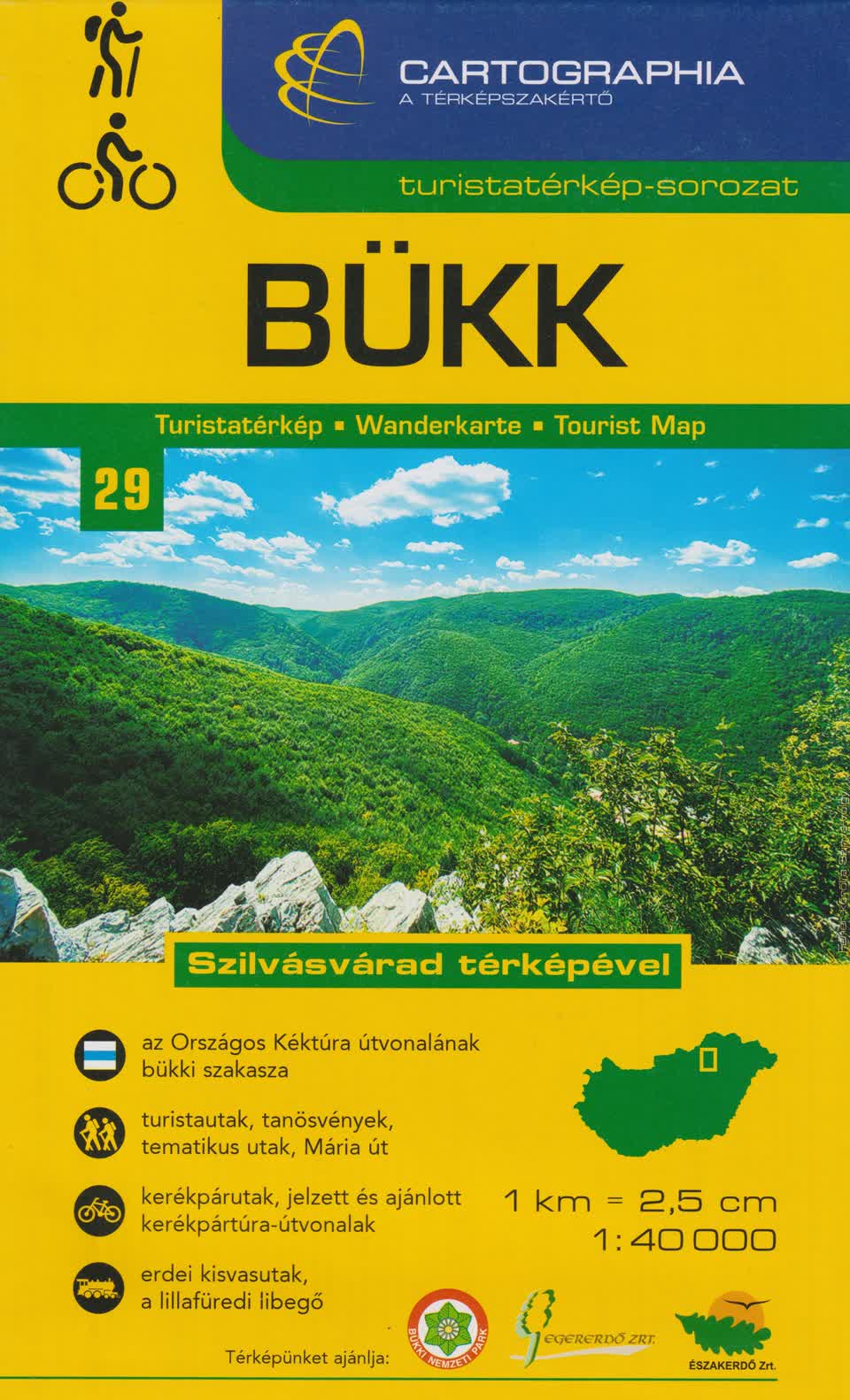 Bükk turistatérkép