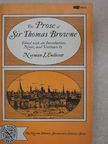 Sir Thomas Browne - The Prose of Sir Thomas Browne [antikvár]