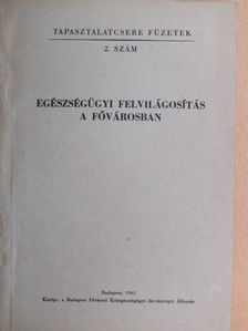 Dr. Knoll Andor - Egészségügyi felvilágosítás a fővárosban [antikvár]