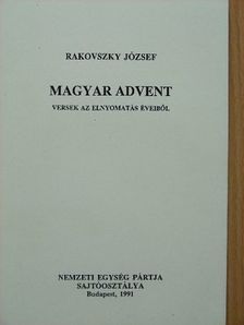 Rakovszky József - Magyar Advent [antikvár]