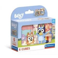 Clementoni: Bluey mesekocka - 6 db-os