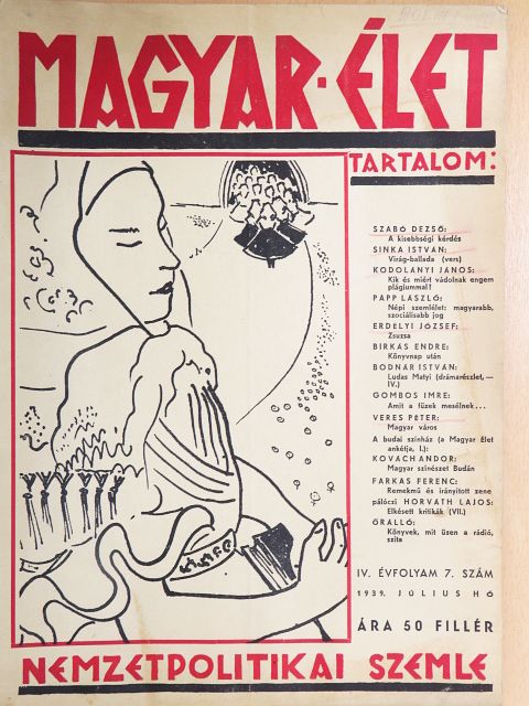 Birkás Endre - Magyar Élet 1939. július [antikvár]