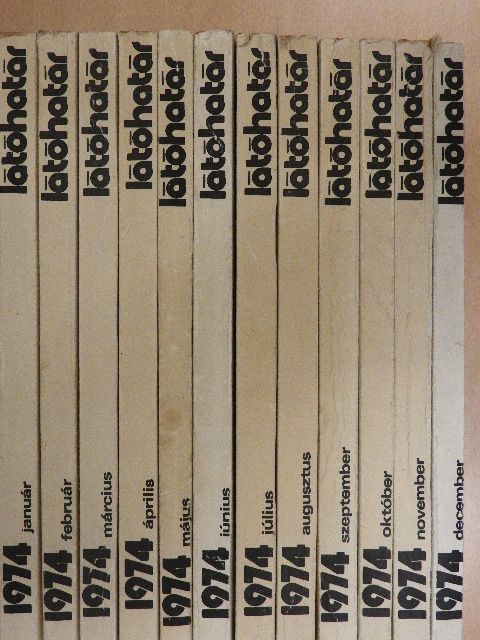 Breuer János - Látóhatár 1974. január-december [antikvár]