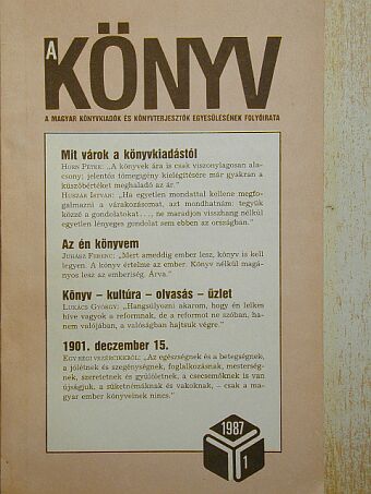 Bácskai László - A könyv 1987. január [antikvár]