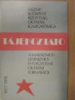 Tájékoztató a marxizmus-leninizmus esti egyetemi oktatási formákról 1977-1978 [antikvár]