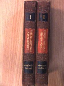 Taschenwörterbuch der englischen und deutschen Sprache I-II. (gótbetűs) [antikvár]