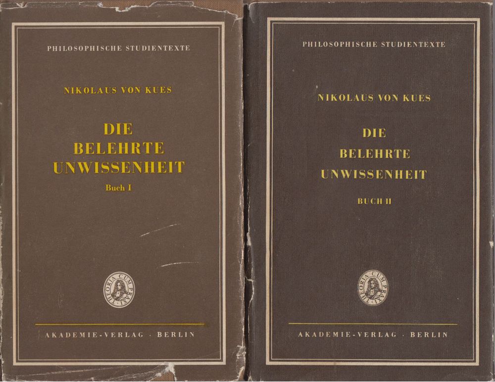 Nikolaus von Kues - Die belehrte unwissenheit I-II. [antikvár]