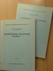 Dr. Eördögh Miklós - International relations volume I-II. [antikvár]