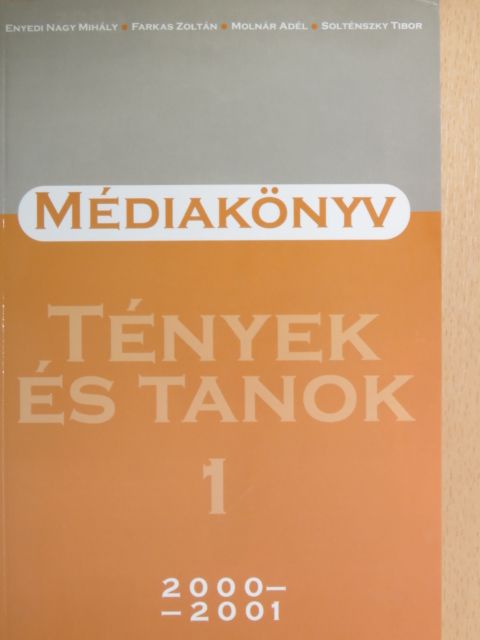 Agárdi Péter - Médiakönyv 2000-2001. 1. (töredék) [antikvár]