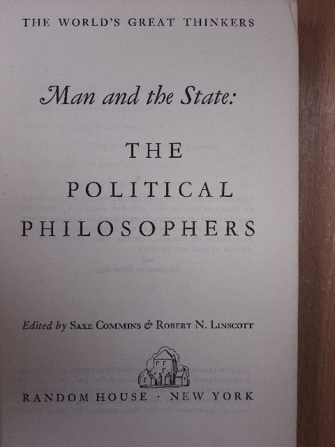 Adam Smith - Man and the State: The Political Philosophers [antikvár]