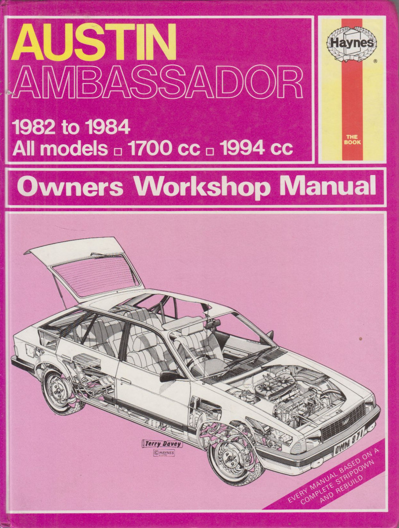 Peter G. Strasman - Austin Ambassador 1982-84 owners workshop manual [antikvár]