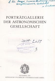 Dr. Tass Antal - Porträtgallerie der Astronomischen Gesellschaft (dedikált) [antikvár]