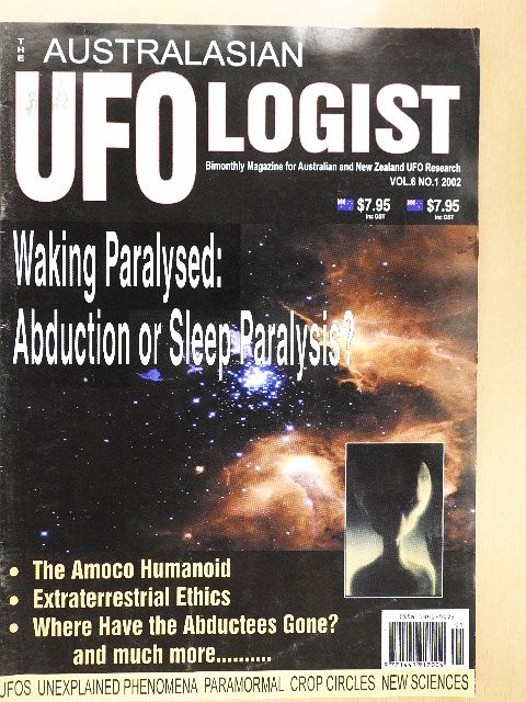 Dyson Devine - The Australasian Ufologist Magazine 1/2002 [antikvár]