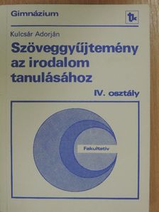 Babits Mihály - Szöveggyűjtemény az irodalom tanulásához [antikvár]