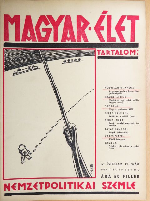 Kodolányi János - Magyar Élet 1939. december [antikvár]