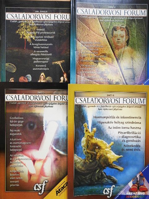 Bártfai Zoltán - Családorvosi fórum (vegyes számok) (4 db) [antikvár]