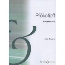 PROKOFJEV / PROKOFIEFF - BALLADE OP.15, CELLO & PIANO