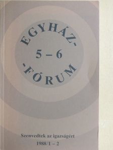 Gerd Sticker - Egyházfórum 1988/1-2. [antikvár]