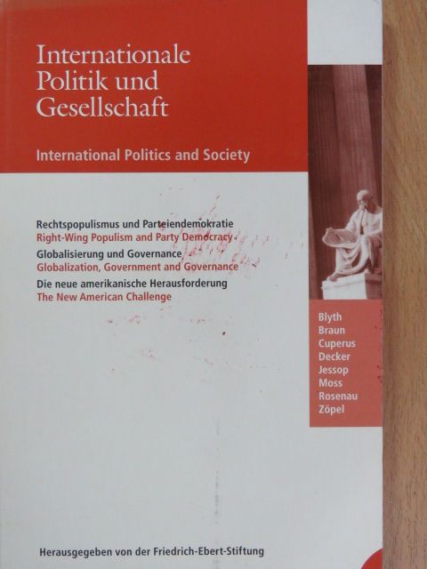 Bob Jessop - Internationale Politik und Gesellschaft 3/2003 [antikvár]