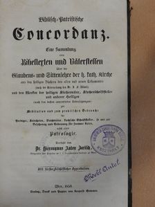Dr. Hieronymus Anton Jarisch - Biblisch-Patristische Concordanz (gótbetűs) [antikvár]