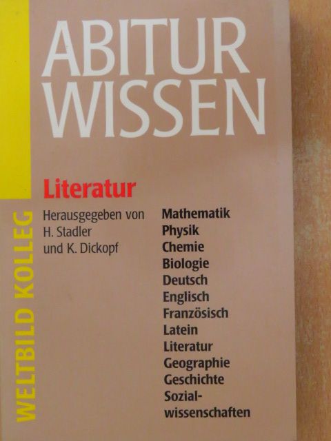 Abitur Wissen - Literatur [antikvár]