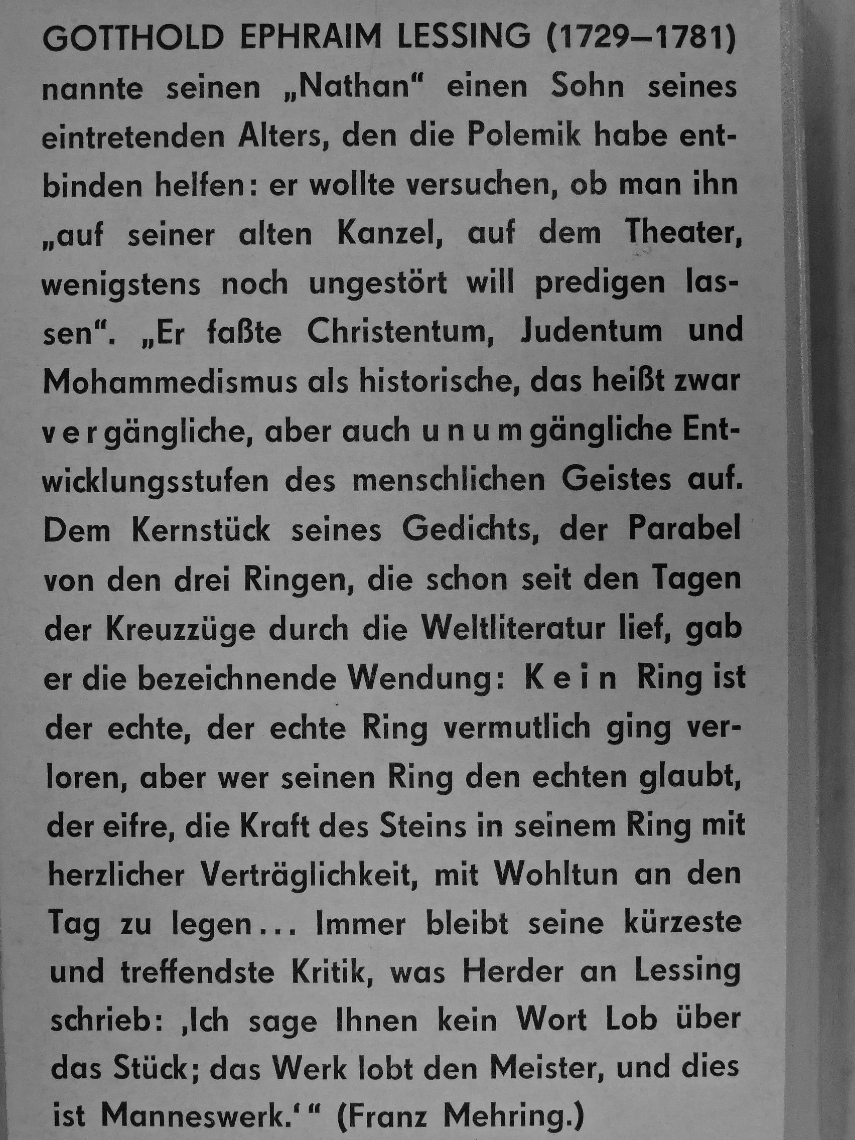 Gotthold Ephraim Lessing - Nathan der Weise [antikvár]