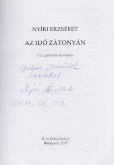 NYÍRI ERZSÉBET - Az idő zátonyán (dedikált) [antikvár]