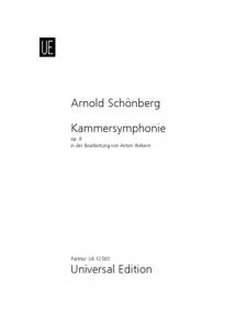 SCHÖNBERG ARNOLD - KAMMERSYMPHONIE OP. 9 BEARBEITUNG VON ANTON WEBERN PARTITUR