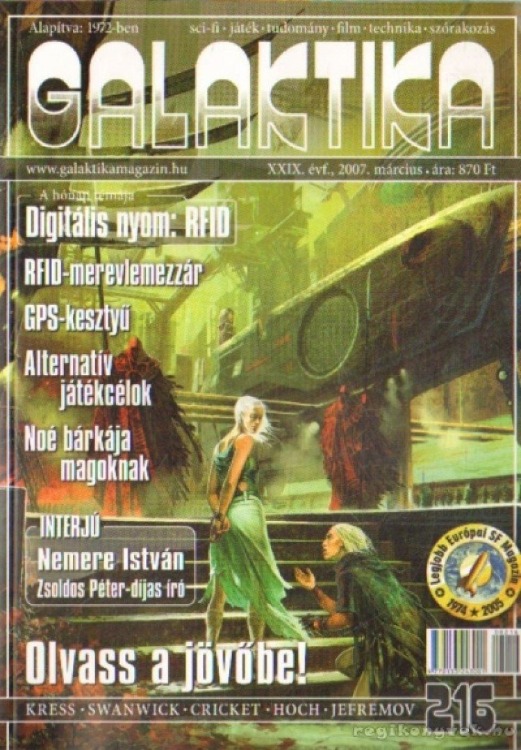 BURGER ISTVÁN - Galaktika 216. XXIX. évf. 2007. március [antikvár]