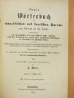 A. Molé - Neues Wörterbuch der französischen und deutschen Sprache II. [antikvár]