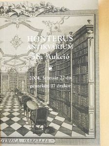 Honterus Antikvárium 58. Aukció [antikvár]