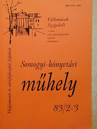 Antal Imre - Somogyi-könyvtári műhely 83/2-3 [antikvár]