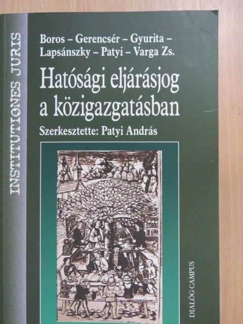 Boros Anita - Hatósági eljárásjog a közigazgatásban [antikvár]