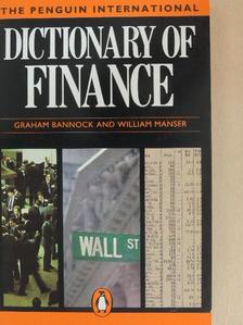 Graham Bannock - The Penguin International Dictionary of Finance [antikvár]