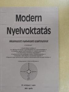 Bajner Mária - Modern nyelvoktatás 2001/1. [antikvár]