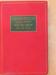 Ludwig Wolff - Csak hat hónap még az élet [antikvár]